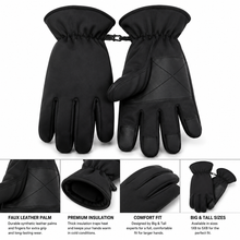 Load image into Gallery viewer, Big Performance Winter Ski and Work Gloves With Reinforced Palm-Fingers
