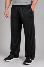 Load image into Gallery viewer, Big & Tall - Dri-Wize™ Smooth Finish - Jog Suit Pant - Solid Open Bottom Pant - (Tall Man Cut - 38" length)