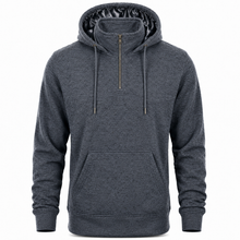 Load image into Gallery viewer, Men's Regular, Big & Tall - Polar Plush Fashion Fleece - Satin Lined Hood - 1/4 Zip Pullover Hoodie