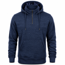 Load image into Gallery viewer, Men's Regular, Big & Tall - Polar Plush Fashion Fleece - Satin Lined Hood - 1/4 Zip Pullover Hoodie