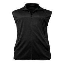 Load image into Gallery viewer, Polar Vest Zip Up Black