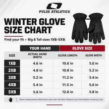 Load image into Gallery viewer, Big Performance Winter Ski and Work Gloves With Reinforced Palm-Fingers