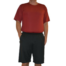 Load image into Gallery viewer, Big & Tall - Dri-Wize™ Birdseye Mesh - Shorts - black