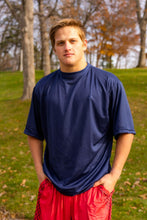 Load image into Gallery viewer, Big & Tall - Dri-Wize™ - Smooth Finish - Crewneck Shirt - Short Sleeve navy