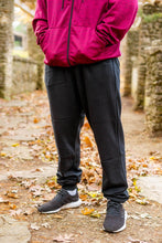 Load image into Gallery viewer, Big & Tall - Performance Fleece  - Banded Bottom Pant (Tall Man Cut - 38" length) - black