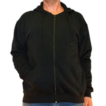 Load image into Gallery viewer, Big & Tall - Performance Fleece - Full Zipper Hoodie - black