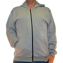 Load image into Gallery viewer, Big & Tall - Performance Fleece - Full Zipper Hoodie - light grey