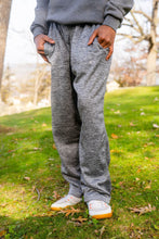 Load image into Gallery viewer, Big & Tall - Performance Fashion Forward Plush Fleece - Open Bottom Pant (Big Man Cut - 29" and  32" length)