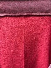 Load image into Gallery viewer, Big & Tall - Performance Fashion Forward Plush Fleece - Crewneck Pullover -  Burgundy Black Flecked Back Color Swatch