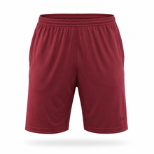 Load image into Gallery viewer, Maroon shorts on a white background
