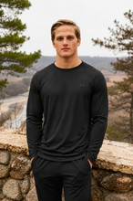 Load image into Gallery viewer, Big &amp; Tall - Dri-Wize™ Birdseye Mesh - Crewneck Shirt - Long Sleeve
