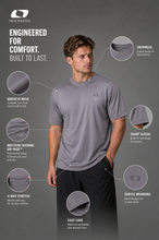 Load image into Gallery viewer, Big &amp; Tall - Dri-Wize™ Birdseye Mesh - Crewneck Shirt - Short Sleeve
