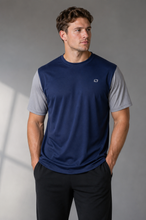 Load image into Gallery viewer, Big &amp; Tall - Dri-Wize™ Birdseye Mesh - Crewneck Shirt - Short Sleeve (duo color)
