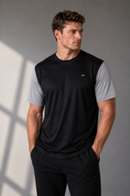 Load image into Gallery viewer, Big &amp; Tall - Dri-Wize™ Birdseye Mesh - Crewneck Shirt - Short Sleeve (duo color)
