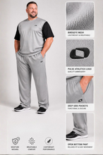 Load image into Gallery viewer, Big &amp; Tall - Dri-Wize™ Birdseye Mesh  - Open Bottom Pant (Big Man Cut - 32" or 29" length)
