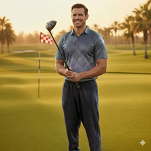 Load image into Gallery viewer, Big &amp; Tall - Dri-Wize™ Pro - Diagonal Dot Polo Shirts
