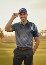 Load image into Gallery viewer, Big &amp; Tall - Dri-Wize™ Pro - Diagonal Dot Polo Shirts
