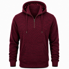 Load image into Gallery viewer, Men's Regular, Big &amp; Tall - Polar Plush Fashion Fleece - Satin Lined Hood - 1/4 Zip Pullover Hoodie
