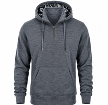 Load image into Gallery viewer, Men's Regular, Big &amp; Tall - Polar Plush Fashion Fleece - Satin Lined Hood - 1/4 Zip Pullover Hoodie
