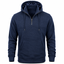 Load image into Gallery viewer, Men's Regular, Big &amp; Tall - Polar Plush Fashion Fleece - Satin Lined Hood - 1/4 Zip Pullover Hoodie
