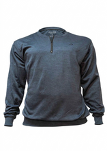Load image into Gallery viewer, Big &amp; Tall - Polar Plush Fashion Fleece - Banded Bottom Crewneck Pullover 1/4 Zip
