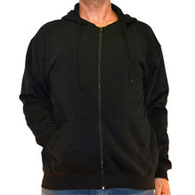 Load image into Gallery viewer, Big &amp; Tall - Performance Fleece - Full Zipper Hoodie - black
