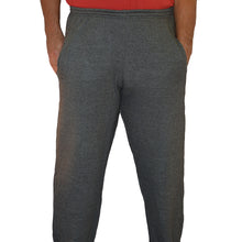 Load image into Gallery viewer, Big &amp; Tall - Performance Fleece  - Open Bottom Pant (Tall Man Cut - 38&quot; length) - charcoal grey
