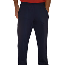 Load image into Gallery viewer, Big &amp; Tall - Performance Fleece  - Open Bottom Pant (Tall Man Cut - 38&quot; length) - navy
