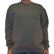 Load image into Gallery viewer, Big &amp; Tall - Performance Fleece - Pullover Crewneck Sweatshirt - charcoal grey
