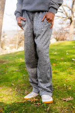 Load image into Gallery viewer, Big &amp; Tall - Performance Fashion Forward Plush Fleece - Open Bottom Pant (Tall Man Cut - 38&quot; length)
